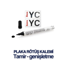 BX Plaka Yazma Rötüş Kalemi Plaka Kalemi SİYAH