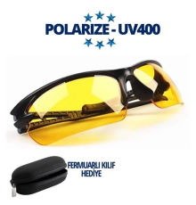 BX Polarize UV400 Sarı Camlı Güneş Gözlüğü