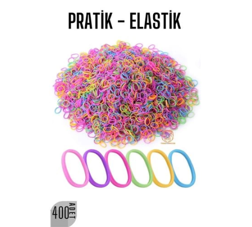 BX Pratik Saç Lastik Toka 400 ADET RENKLİ BX Pratik Saç Lastik Toka 400 ADET RENKLİ