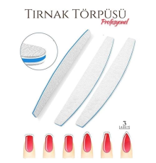 BX Protez Tırnak Törpüsü 100/180 Grid Profesyonel 3 Adet
