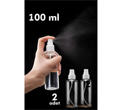 BX Püskürtücü Boş Sprey Şişe 100 Ml 2 ADET