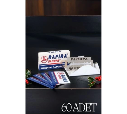 BX Rapira 60 Adet Yaprak Tıraş Jileti