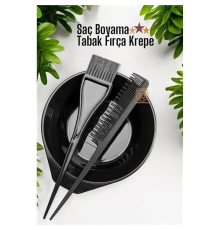 BX Saç Boyama Tabak Fırça Krepe Tarak Seti