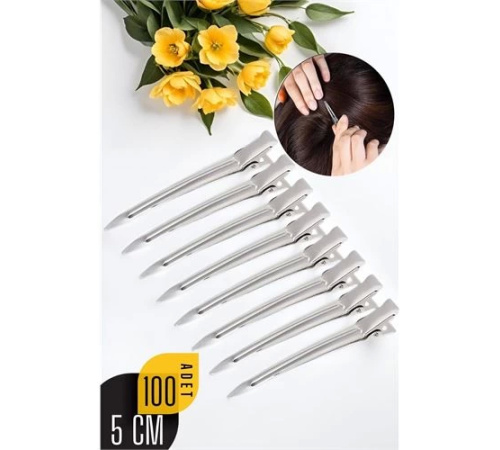 BX Saç Klipsi Metal Toka 100 Adet Absolute Design BX Saç Klipsi Metal Toka 100 Adet Absolute Design