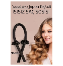 BX Saç Sosisi Isısız Saç Şekillendirici Saten Japon Bigudisi