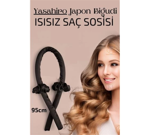BX Saç Sosisi Isısız Saç Şekillendirici Saten Japon Bigudisi