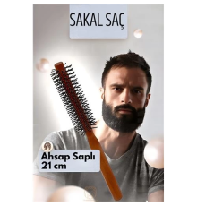 BX Sakal Fırçası Saç Fırçası ve Fön Fırçası Ahşap Saplı