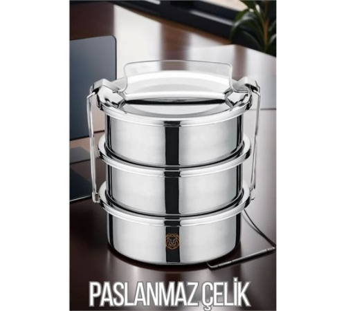 BX Sefer Tası Paslanmaz Çelik Yemek Kabı 17 cm