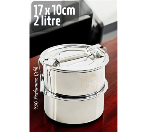BX Sefer Tası Paslanmaz Çelik Yemek Kabı 17 cm 2 LİTRE BX Sefer Tası Paslanmaz Çelik Yemek Kabı 17 cm 2 LİTRE