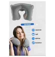 BX Seyahat Boyun Yastığı Taşınabilir Seyahat Uyku Yastığı
