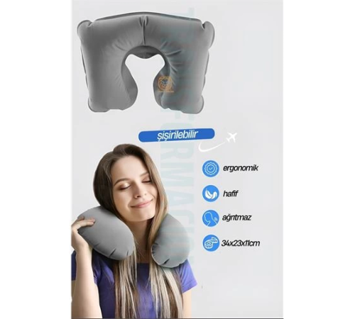 BX Seyahat Boyun Yastığı Taşınabilir Seyahat Uyku Yastığı