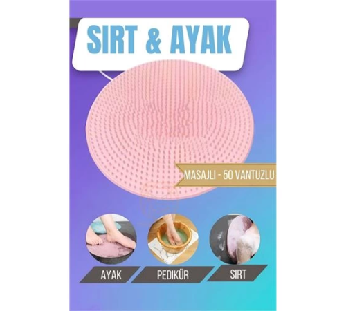 BX Sırt Kesesi Vantuzlu Ayak Kesesi Masajlı BX Sırt Kesesi Vantuzlu Ayak Kesesi Masajlı