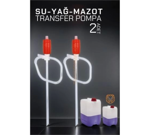BX Sıvı Transfer Pompası 2 ADET Su Yağ Mazot
