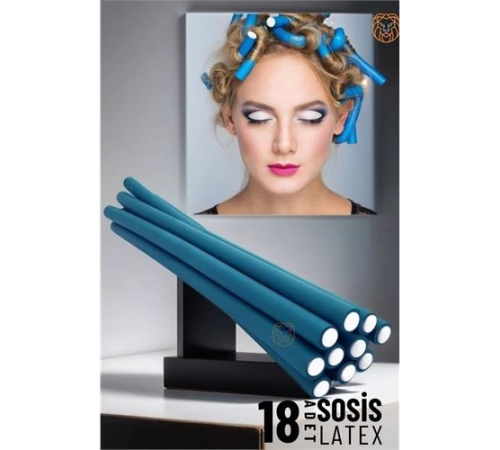 BX Sosis Latex Bigudi 8 mm 18 ADET BX Sosis Latex Bigudi 8 mm 18 ADET