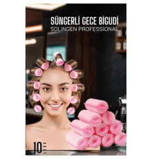 BX Süngerli Gece Bigudisi 3 cm 10 Adet Solingen Professional