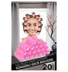 BX Süngerli Gece Bigudisi 3 cm 20 Adet Solingen Professional