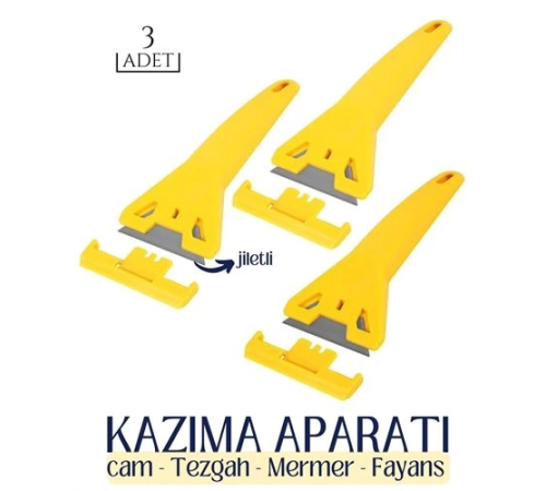 BX Tezgah Mermer Fayans Harç Kazıma Jileti
