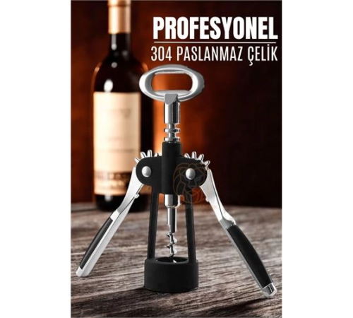 BX Tirbuşon Şarap Açacağı ve Şişe Açacağı 304 Paslanmaz Çelik