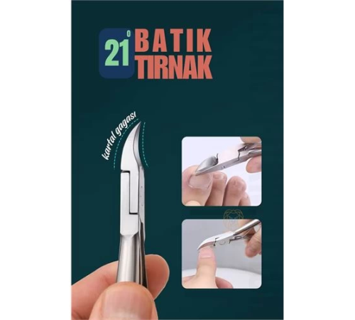 BX Tırnak Batık Makası Pedikür Makası Paslanmaz Çelik Profesyonel