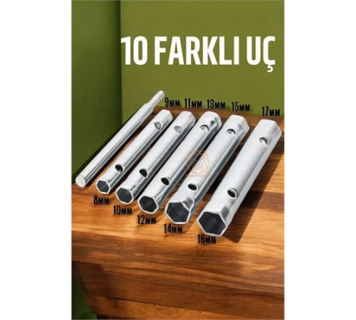 BX Tork Lokma Seti Boru Kovan Tip Anahtar Seti Buji Anahtarı