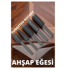 BX Tungsten Ahşap Oyma Şekillendirme 5 li Eğe Seti