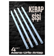 BX Urfa Şiş Çubukları 4 Adet Galvaniz