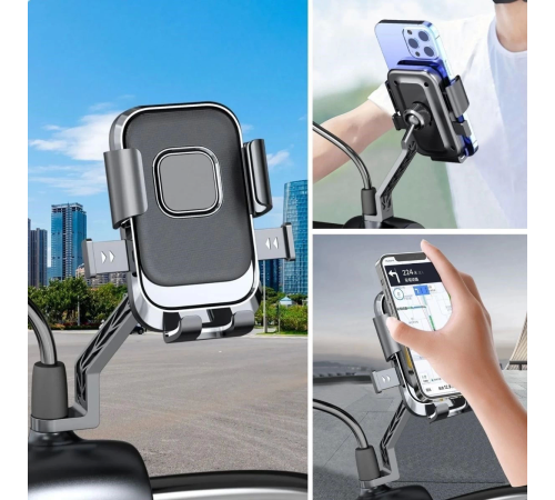 Motor,Motosiklet,Bisiklet ,Scooter İçin 360 Derece Dönebilen Dikiz Aynası Versiyonu Telefon Tutucu Aparat Motor,Motosiklet,Bisiklet ,Scooter İçin 360 Derece Dönebilen Dikiz Aynası Versiyonu Telefon Tutucu Aparat