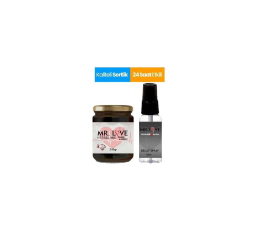 Mr. Love Erkeklere Özel Karışım Performanse Macunu 250 Gr & Mr. Love Gecìktìrìcì Sprey