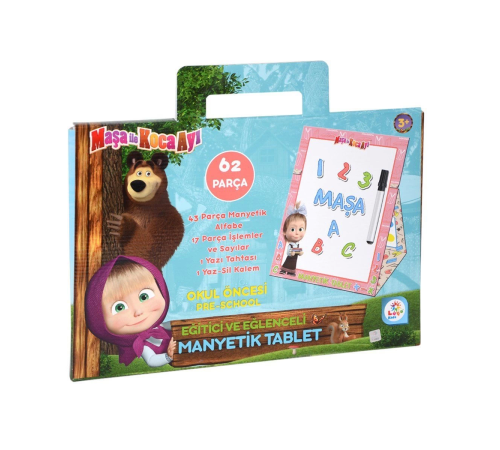 MS7582 MASHA KOCA AYI MANYETİK TABLET MS7582 MASHA KOCA AYI MANYETİK TABLET