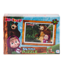 MS7965 Masha ve Koca Ayı 54 Parça Puzzle -Laçokids