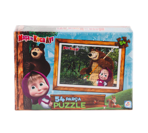 MS7965 Masha ve Koca Ayı 54 Parça Puzzle -Laçokids MS7965 Masha ve Koca Ayı 54 Parça Puzzle -Laçokids