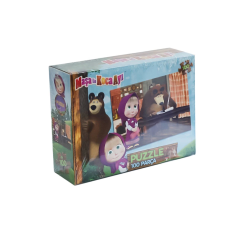 MS7968 Maşa ile Koca Ayı 100 Parça Puzzle -LaçoKids