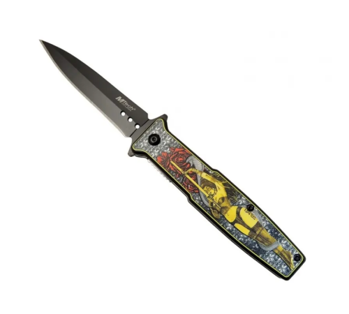 Mtech 4-9-1 Kadın Figürlü Kamp Çakı 21cm- Yarı Otomatik, Kemerlikli Mtech 4-9-1 Kadın Figürlü Kamp Çakı 21cm- Yarı Otomatik, Kemerlikli
