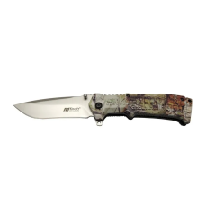 Mtech 465 Kamp Çakı 21cm - Yarı Otomatik, Kemerlikli, Plastik Sap