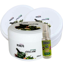 Etkili Krem 3Adet Bölgesel Bakım Relax Kremi 125 ml CRK:045 + Yanında Hediye 30 ml Çörek Otu Yağı