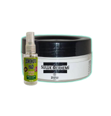 Etkili Sülük Merhemi Tüm Vücut Sızıları Masaj Bakım Kremi 50 ml + Çörekotu yağı