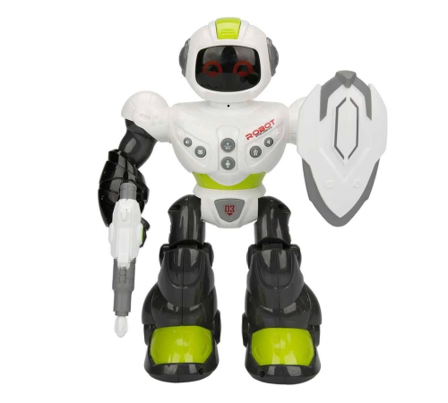 Müzikli Işıklı Savaşcı Yürüyen Robot 29 Cm 1 Adet Fiyatıdır
