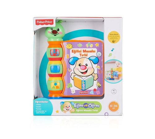 N3835 Fisher-Price® Eğlen ve Öğren Eğitici Masalcı Tırtıl / Türkçe / +6 ay