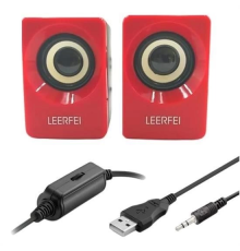 N62 1+1 Multimedia USB ve Jacklı Mini Hoparlör Yüksek Stereo Ses Sistemi