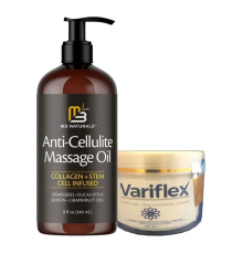Naturals M3 Anti-Cellulite Massage Oil 240 ml Masaj Yağı + Varison Bakım Kremi 100 ml