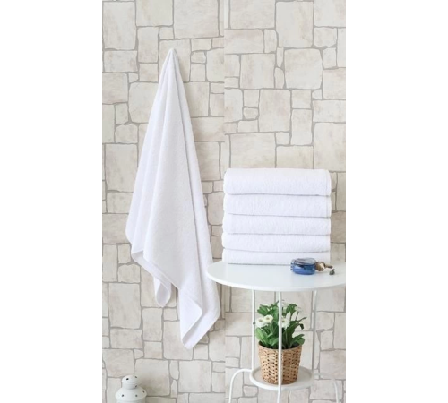 Nevresim Dünyası Otel Tipi 70x140 Banyo Havlusu Beyaz
