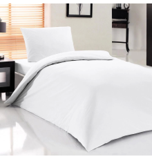 Nevresim Dünyası Otel Tipi Tek Kişilik Nevresim Takımı Beyaz