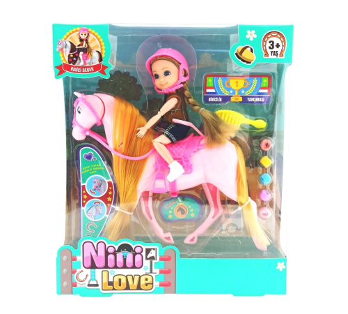 Nini Love Binici Bebek Pembe At Nini Love Binici Bebek Pembe At
