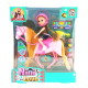 Nini Love Binici Bebek Pembe At