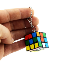 Nostaljik Zeka Küpü Sihirli Mini Rubik Anahtarlık (336336)