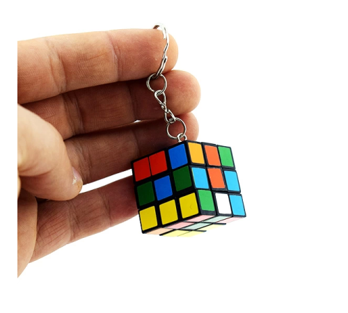 Nostaljik Zeka Küpü Sihirli Mini Rubik Anahtarlık (336336) Nostaljik Zeka Küpü Sihirli Mini Rubik Anahtarlık (336336)