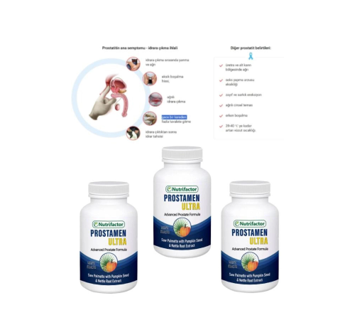 Nutrifactor Prostamen 60'lı Erkek İçin Prostalsız Destek Takviyesi Nutrifactor Prostamen 60'lı Erkek İçin Prostalsız Destek Takviyesi