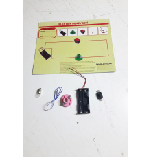 Okul Deney Seti - Elektrik Seti Ampul - Pil Yatağı - Duy -Düğme Seti (336336)
