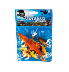 Okyanus Hayvanları Poşetli Hayvan Oyun Seti