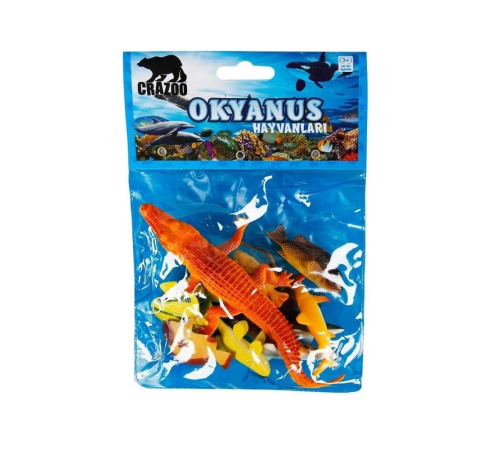 Okyanus Hayvanları Poşetli Hayvan Oyun Seti
